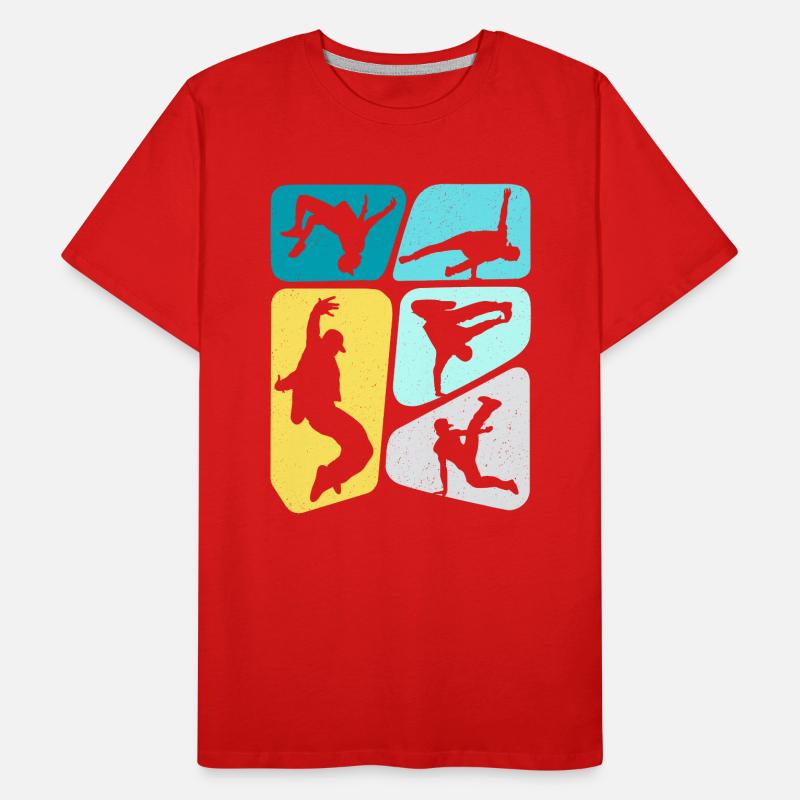 Breakdance Breakdancer Kinder Jungen Breakdancing Männer Premium Bio T-Shirt
