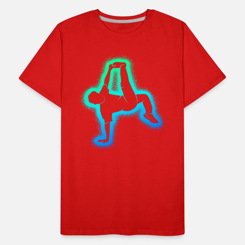 Breakdance Breakdancer Dance Boys Breakdancer Men's Premium Organic T-Shirt