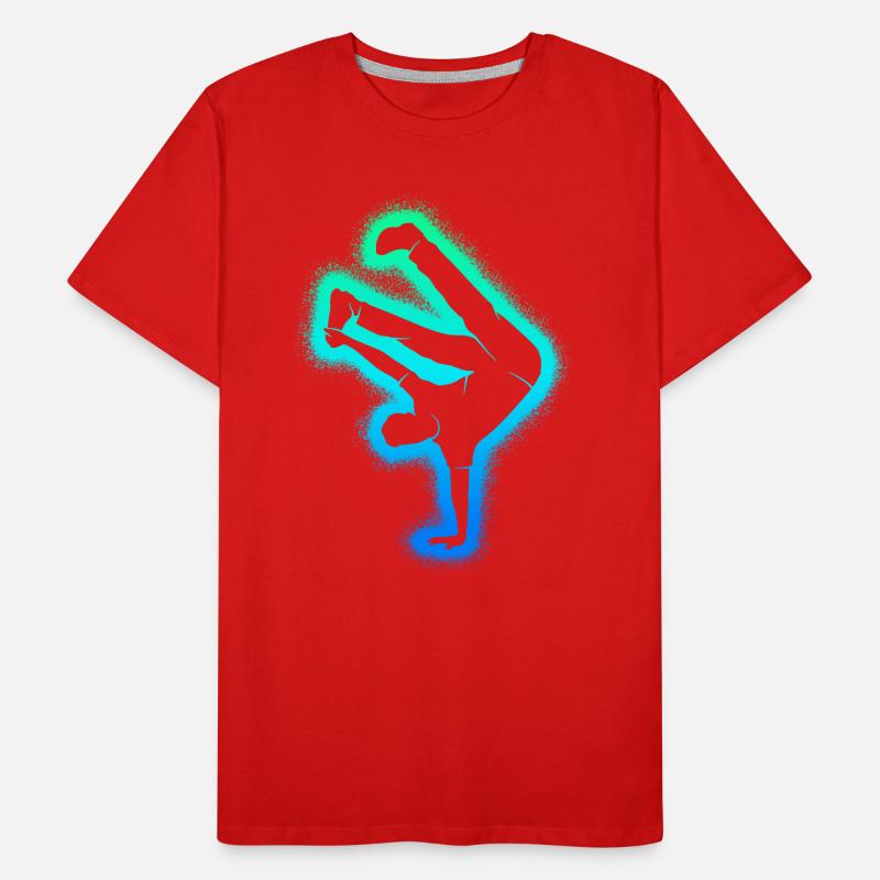 Breakdance Dancing Breakdancer Boys Breakdancer Men's Premium Organic T-Shirt