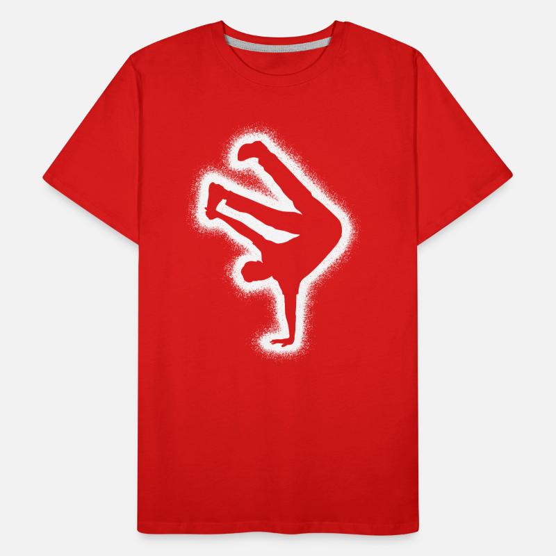 Breakdance Tanzen Breakdancer Kinder Breakdancer Männer Premium Bio T-Shirt