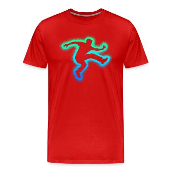 Parkour Running Freerunner Kids Freerunning - Men's Premium Organic T-Shirt - red - Front - Damien (186cm)