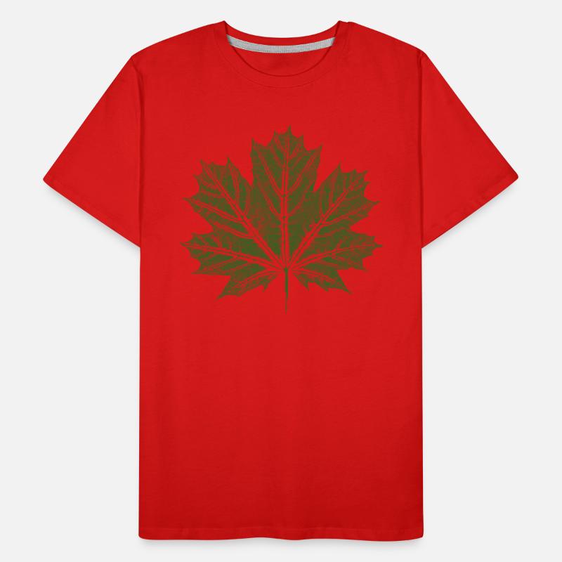 Maple Leaf / Leaf - BOTANICAL Maple Men's Premium Organic T-Shirt