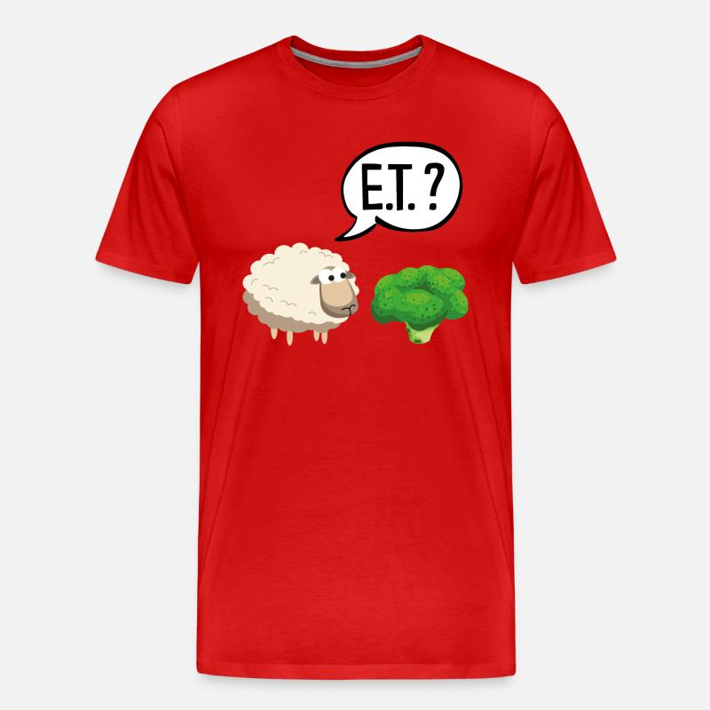Sheep ET - Männer Premium Bio T-Shirt - Rot