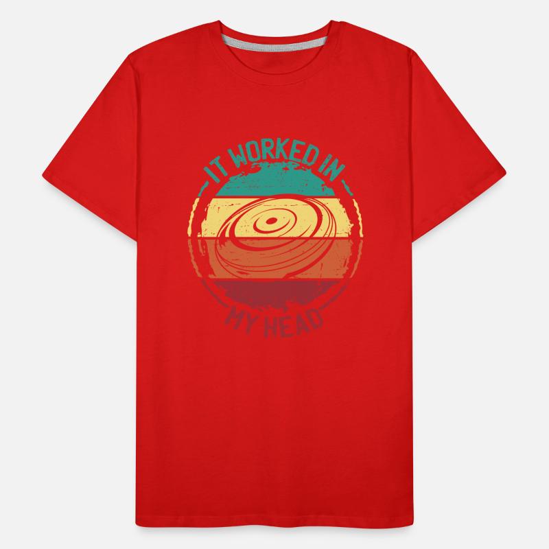 Frisbee Disc Golf Men's Premium Organic T-Shirt