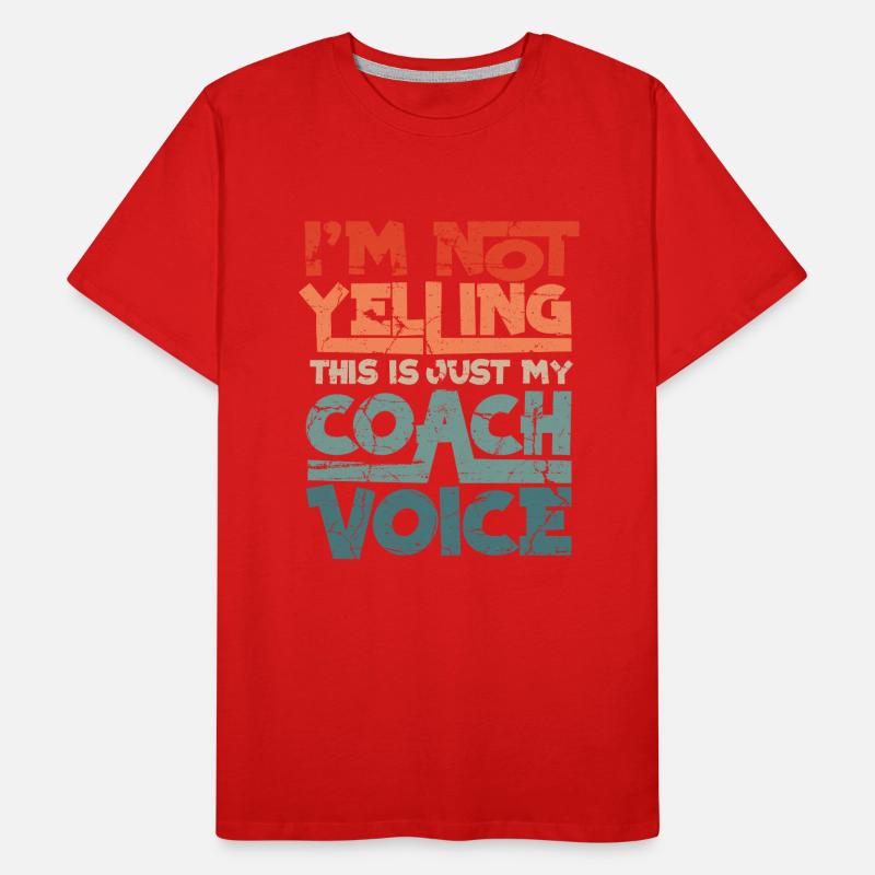 Coach Trainer Männer Premium Bio T-Shirt