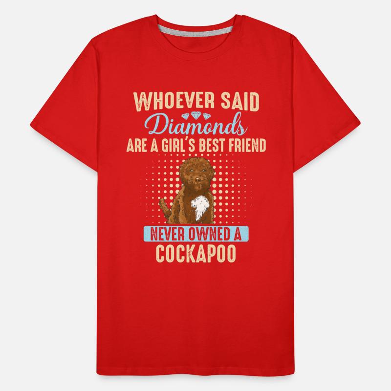 Cockapoo Chien T-shirt bio Premium Homme