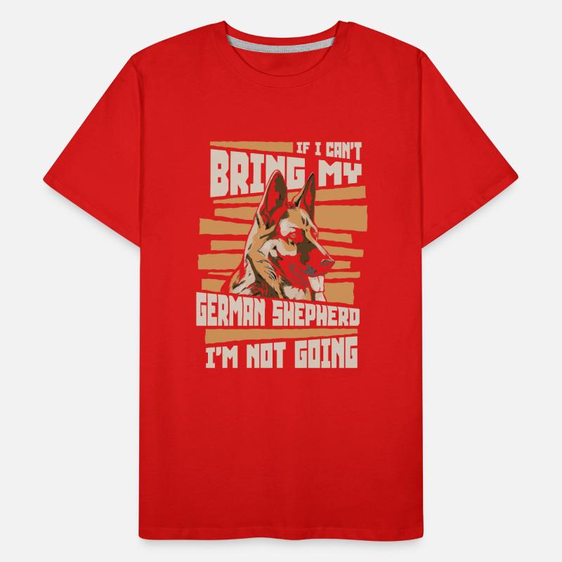 German Shepherd Dog Men's Premium Organic T-Shirt