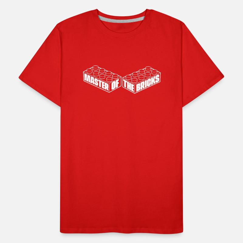 Brick Builder Brick Building Master Builder Männer Premium Bio T-Shirt