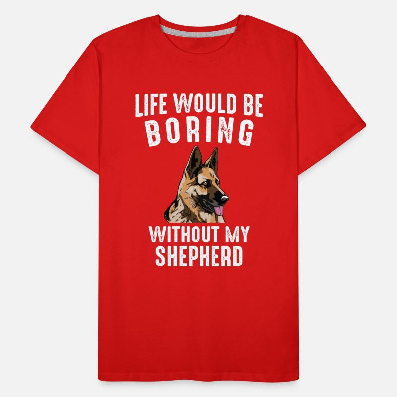 German Shepherd Dog Men's Premium Organic T-Shirt