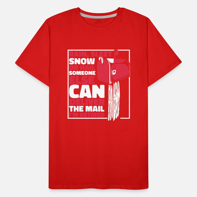 Postman Postal employee Post Parcel carrier Men's Premium Organic T-Shirt