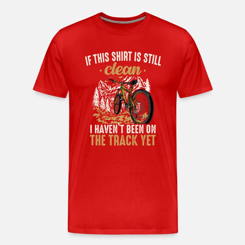Descente VTT - T-shirt bio Premium Homme - rouge
