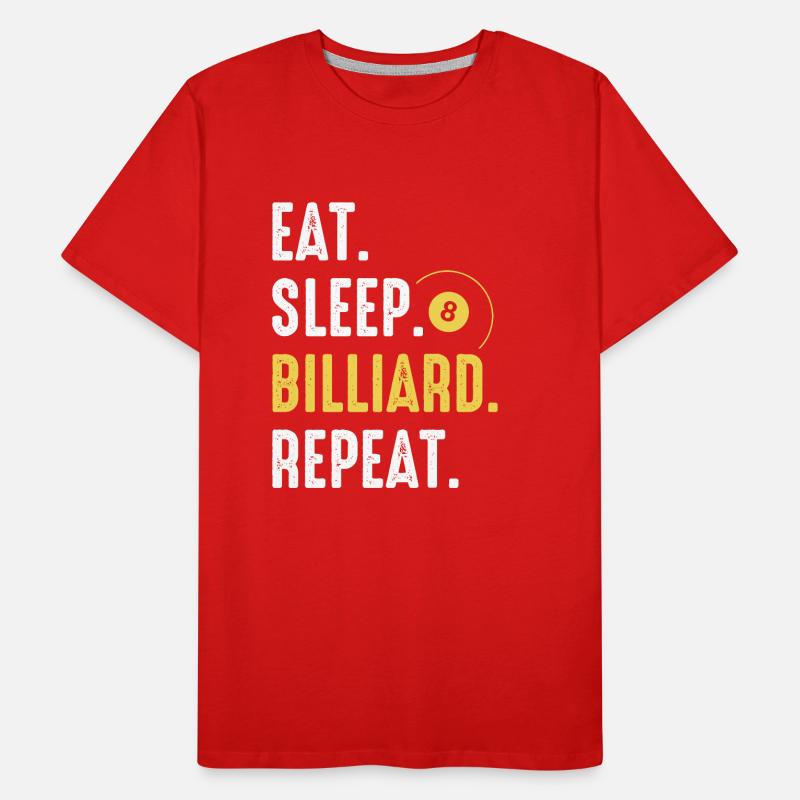 Billard Poolbillard Männer Premium Bio T-Shirt