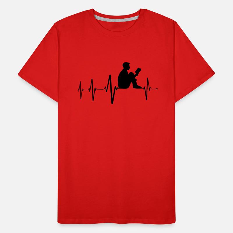 Reading, Reading, Novels Gifts Men's Premium Organic T-Shirt