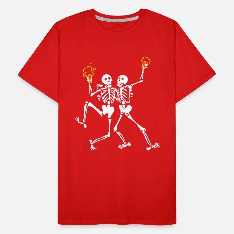 Skelette tun java Männer Premium Bio T-Shirt