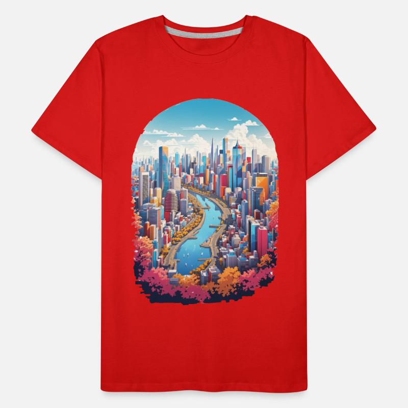 City Landscape Men's Premium Organic T-Shirt