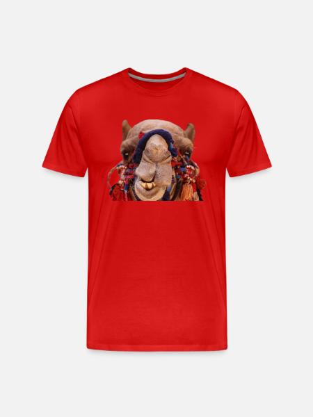 Animal Hive - Men's Premium Organic T-Shirt - red