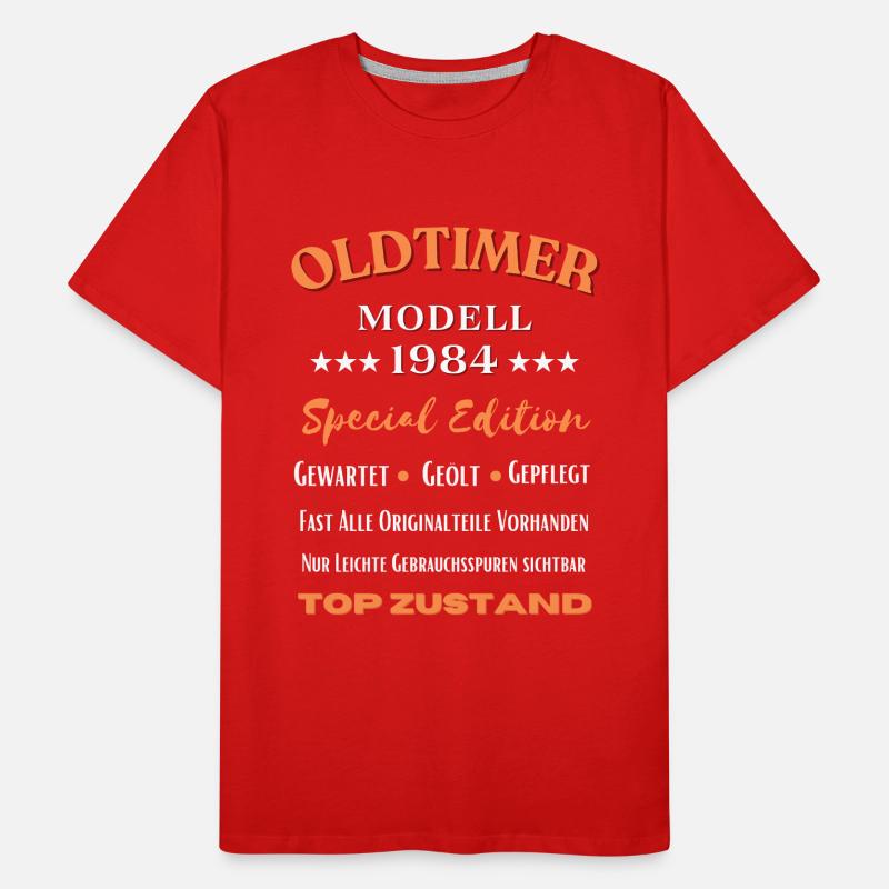 40th Birthday Oldtimer, 1984 Men's Premium Organic T-Shirt