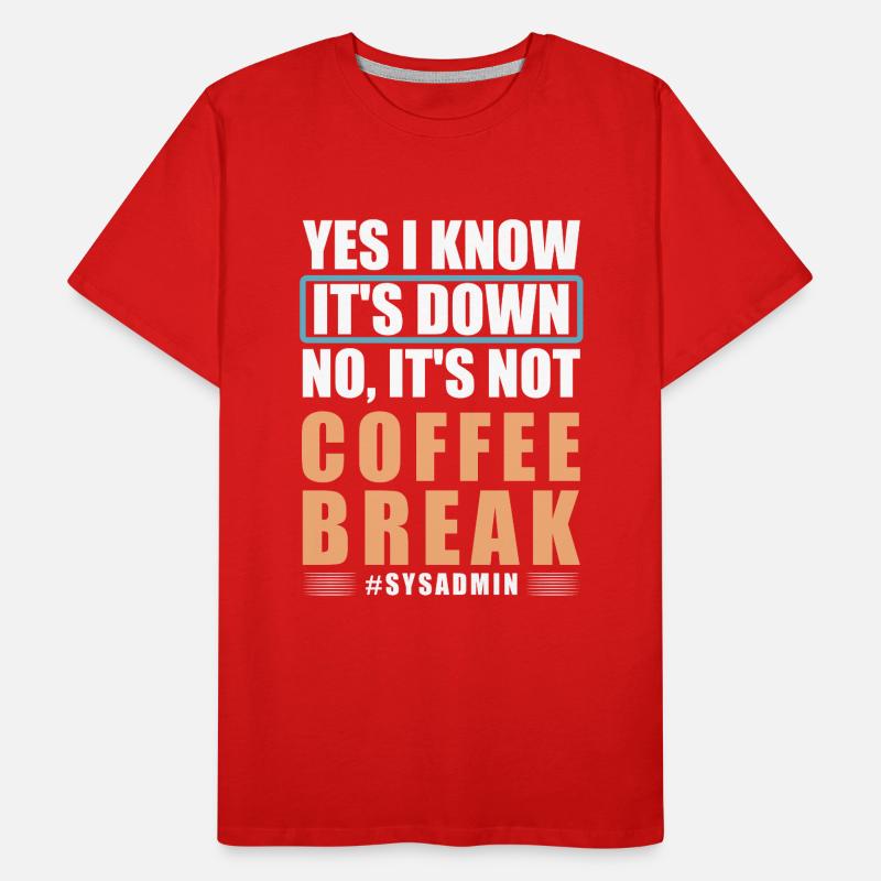 Network Administrator Network Engineer Men's Premium Organic T-Shirt