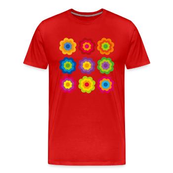 limited edition 04 - Männer Premium Bio T-Shirt - Rot - Vorne - Damien (186cm)