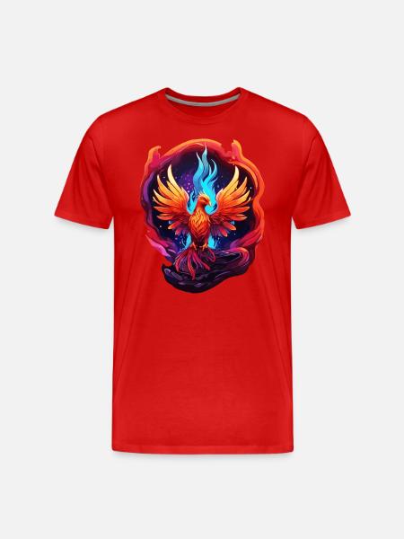 Phoenix - Men's Premium Organic T-Shirt - red