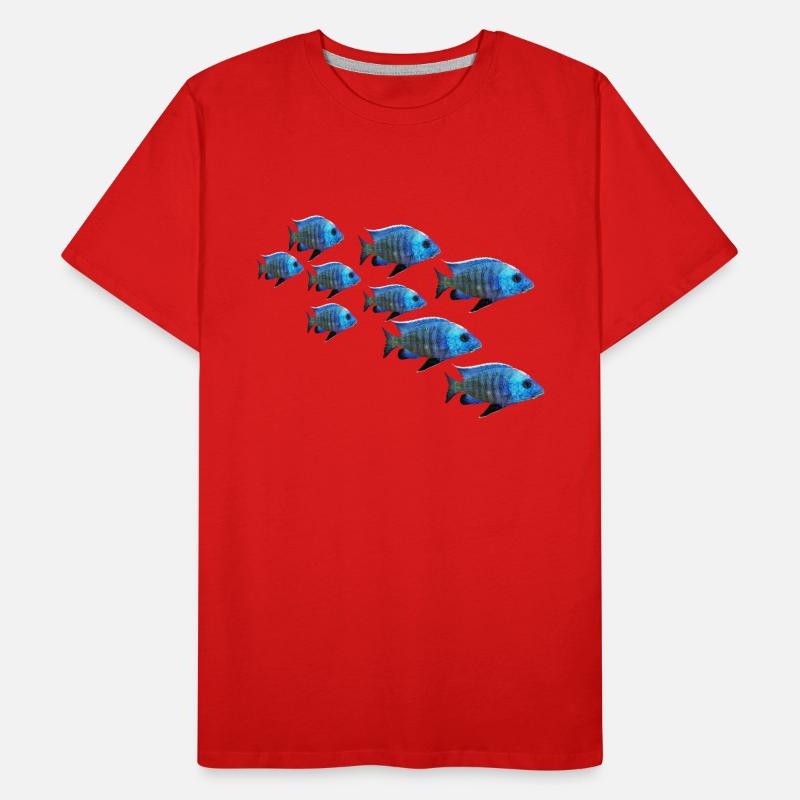 grouper perch fish Men's Premium Organic T-Shirt