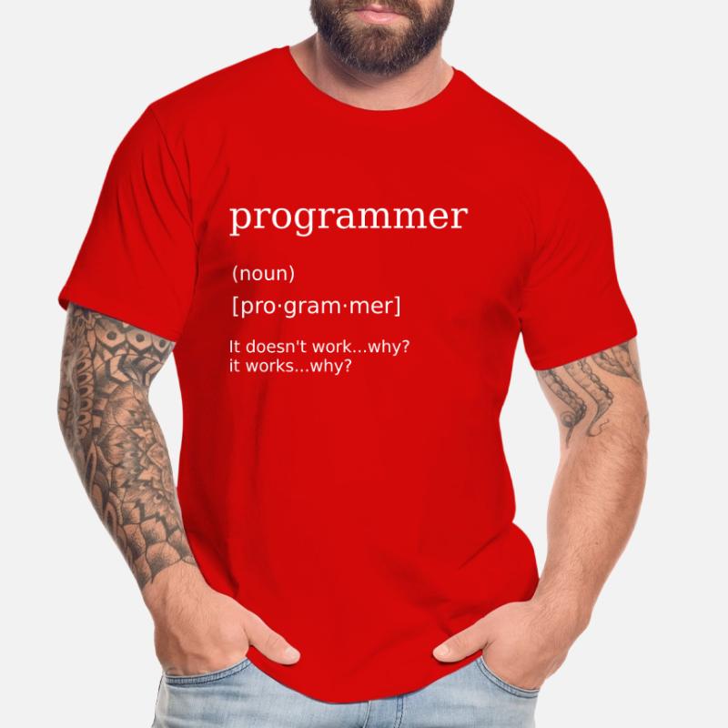 Programmer Computer Scientist Programming Humor Men's Premium Organic T-Shirt