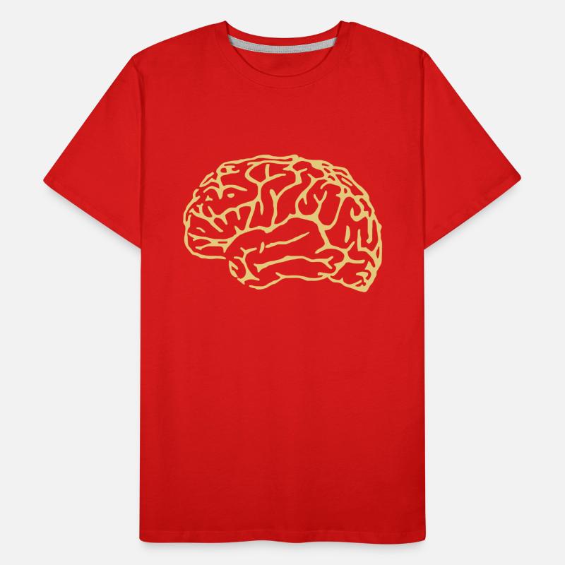 brain Men's Premium Organic T-Shirt