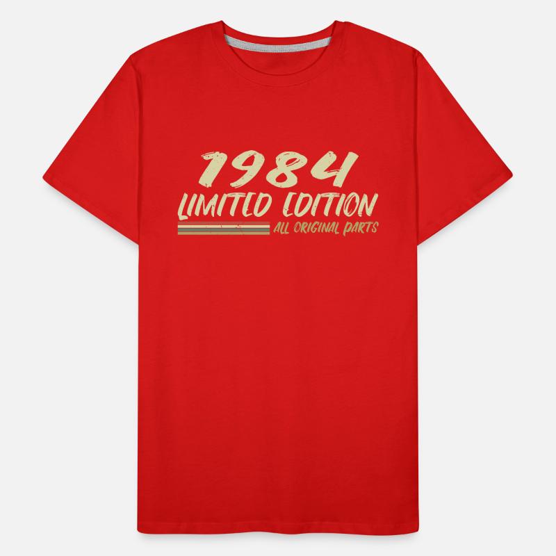 1984 Geburtstagsgeschenkidee 1984 Männer Premium Bio T-Shirt