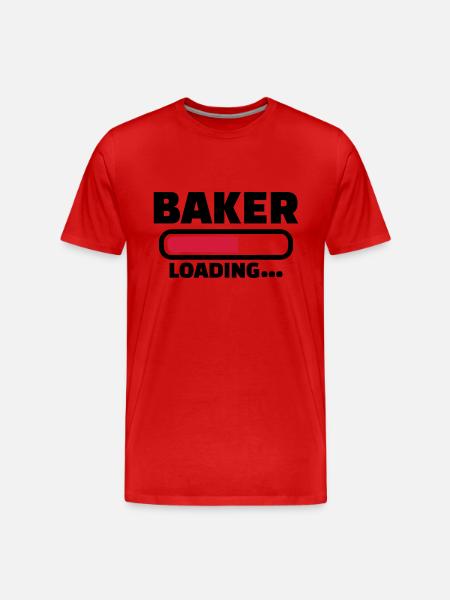 Baker - Men's Premium Organic T-Shirt - red