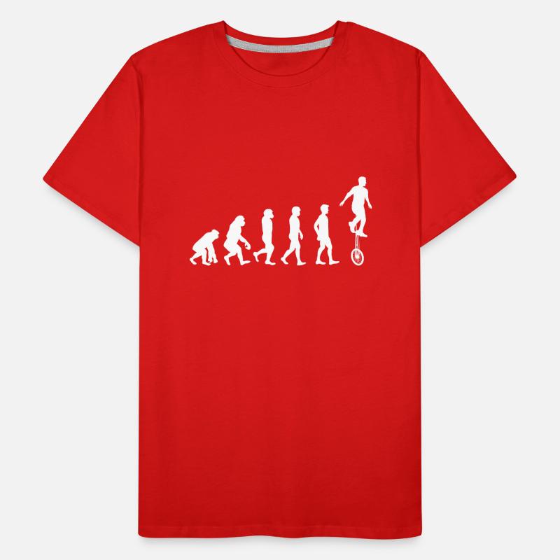 Evolution cadeau monocycle Monocycle monocycle T-shirt bio Premium Homme