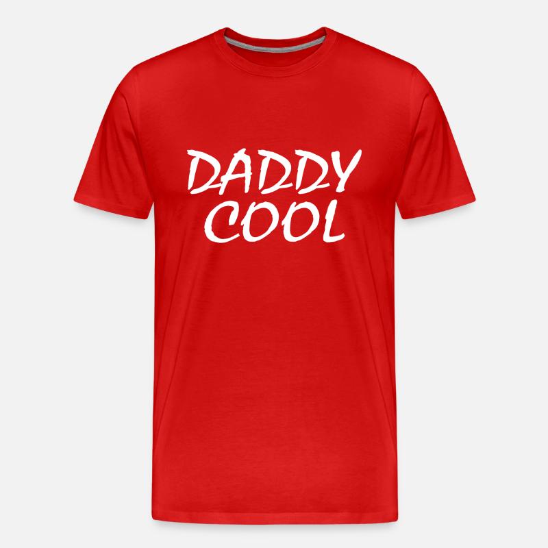 Daddy cool - Männer Premium Bio T-Shirt - Rot