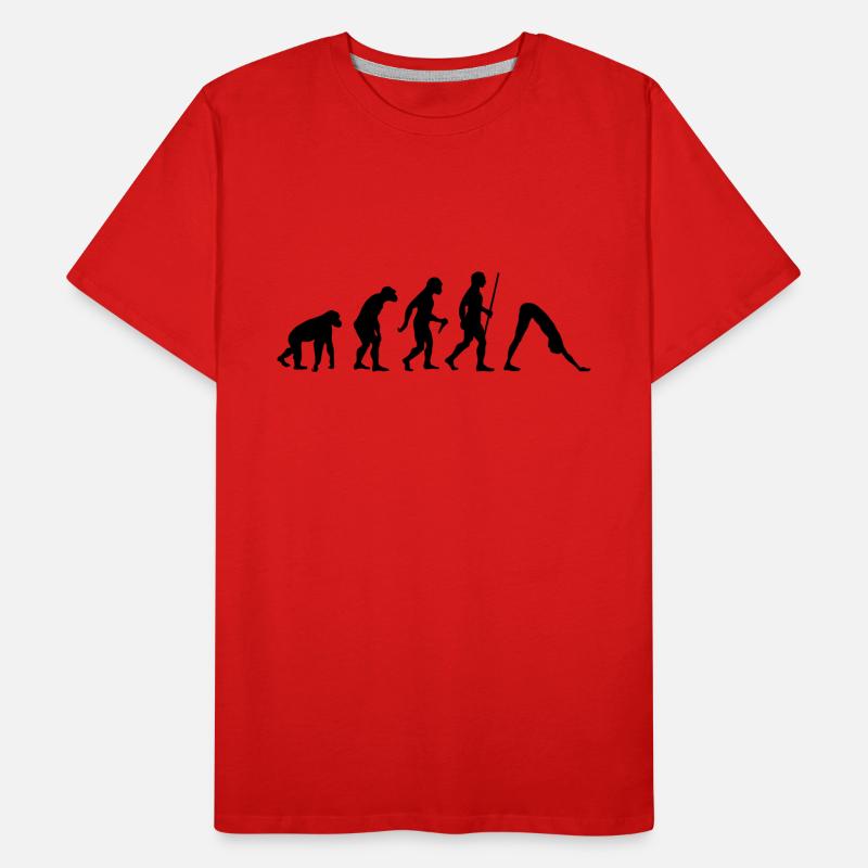 Evolution - Yoga T-shirt bio Premium Homme