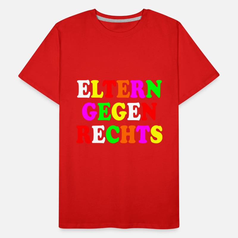 Eltern gegen rechts Männer Premium Bio T-Shirt