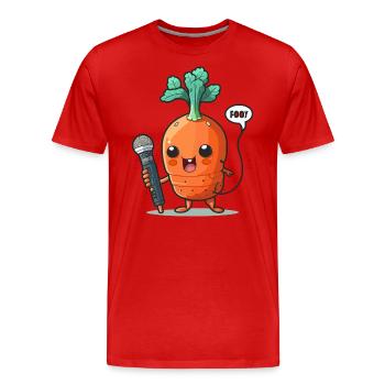 Frais et juteux - T-shirt bio Premium Homme - rouge - Devant - Damien (186cm)