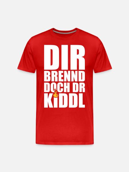 Kiddl - Männer Premium Bio T-Shirt - Rot