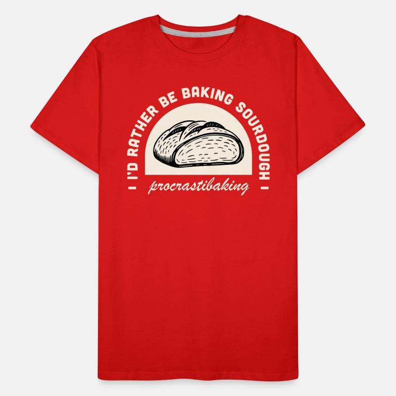 Humour pain sourdough T-shirt bio Premium Homme