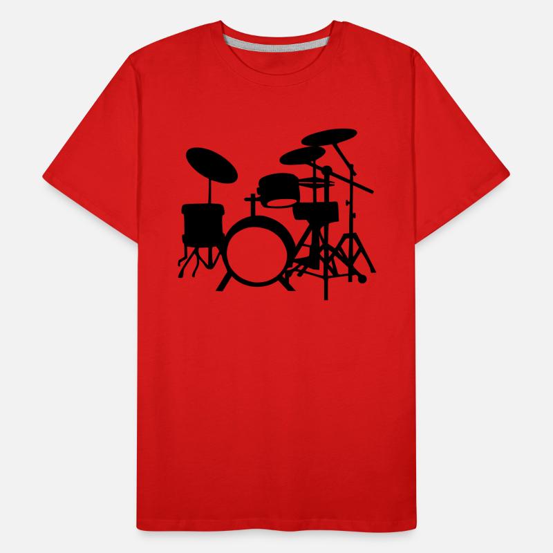 Schlagzeug Männer Premium Bio T-Shirt