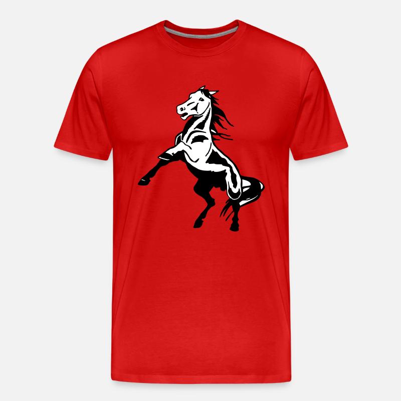 blockedTitle - Männer Premium Bio T-Shirt - Rot