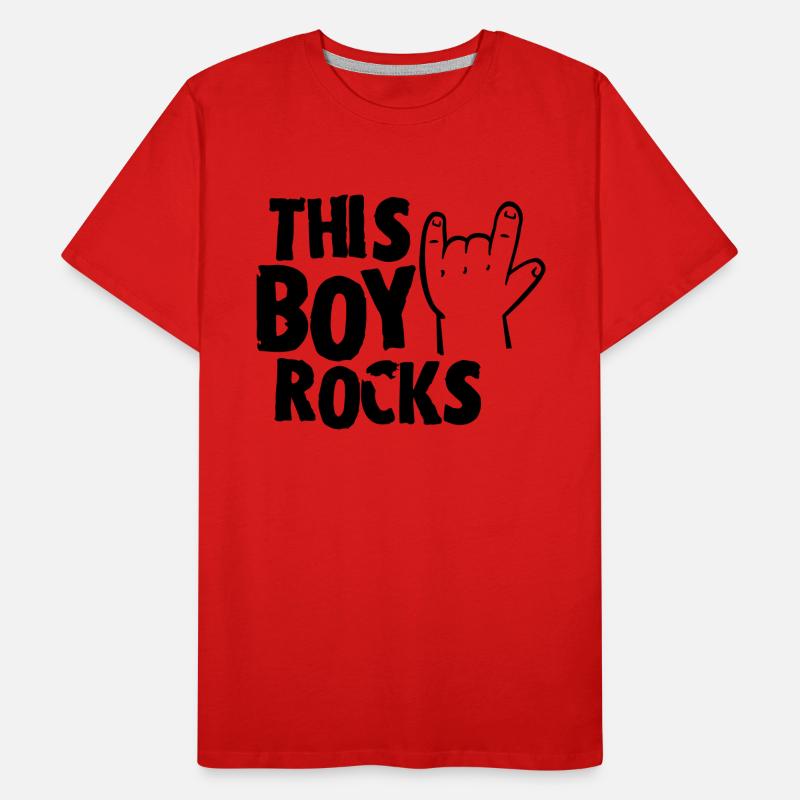 This Boy rocks Männer Premium Bio T-Shirt