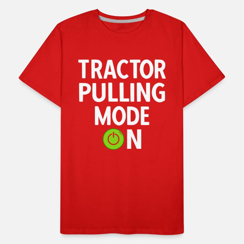 Tractor Pulling Tractor Driver Tractor Puller Männer Premium Bio T-Shirt