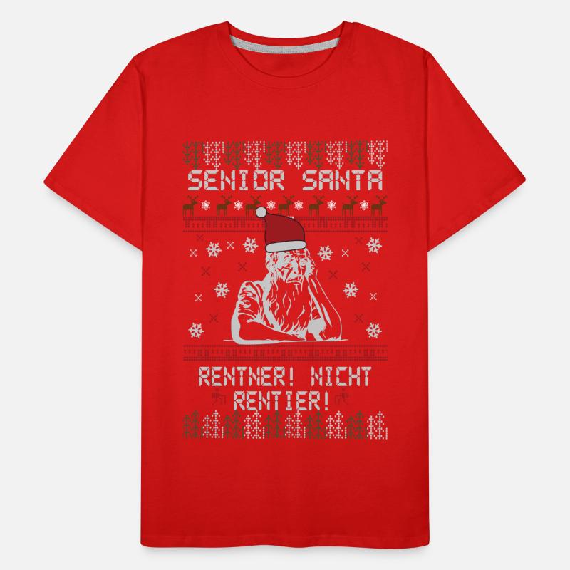 Drôle de Noël pull/pull/sweat à capuche T-shirt bio Premium Homme