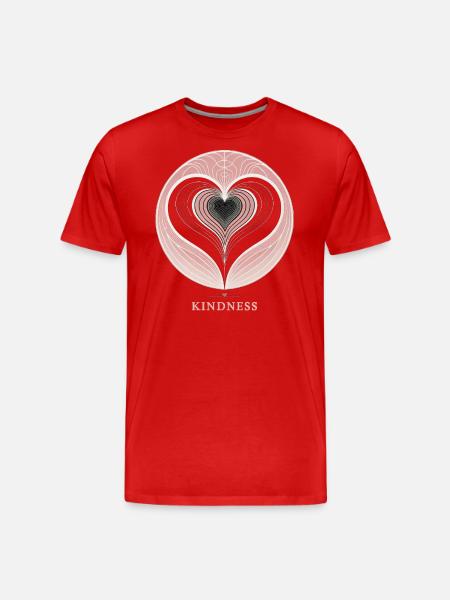 Spiral of Kindness - Men's Premium Organic T-Shirt -