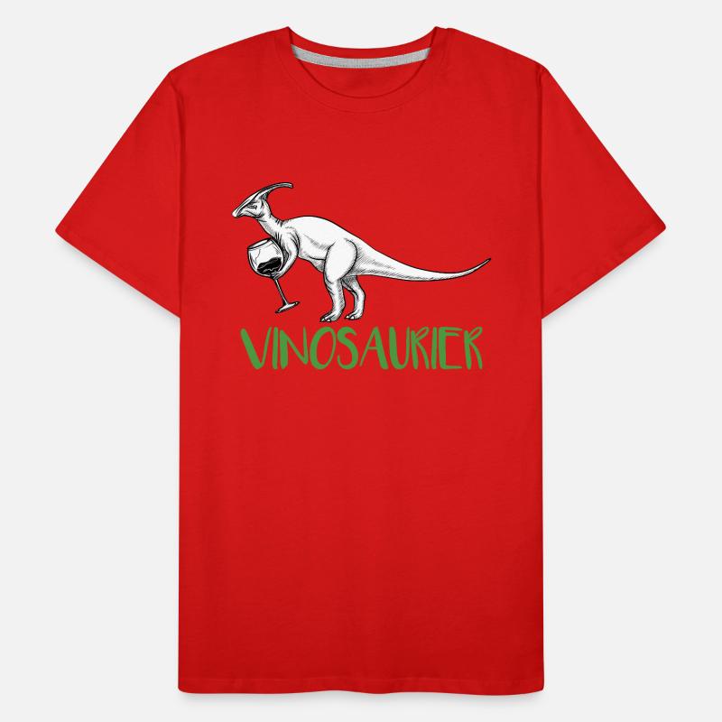 Vinosaurier Männer Premium Bio T-Shirt