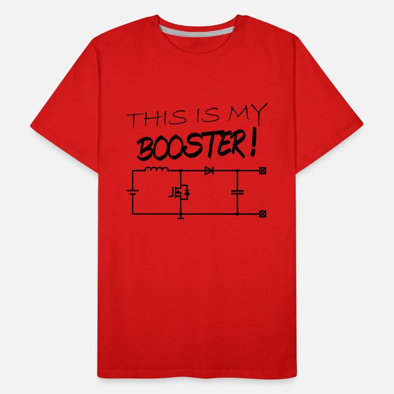 Schematic Booster Electronics Hardware Men's Premium Organic T-Shirt