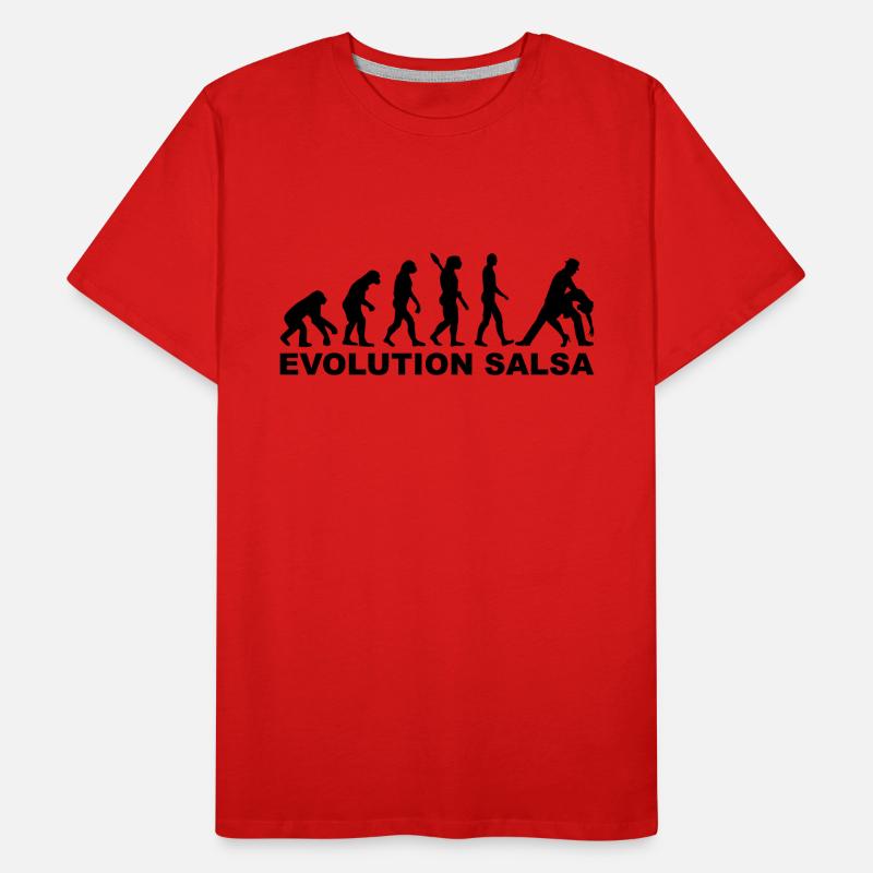 Evolution Salsa Men's Premium Organic T-Shirt