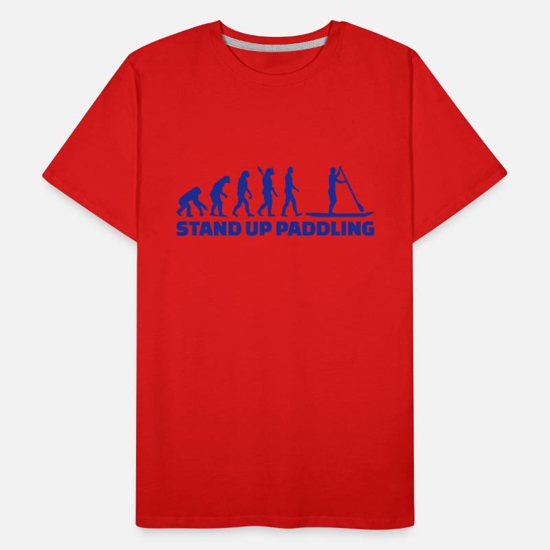 Evolution Stand up paddling Men's Premium Organic T-Shirt