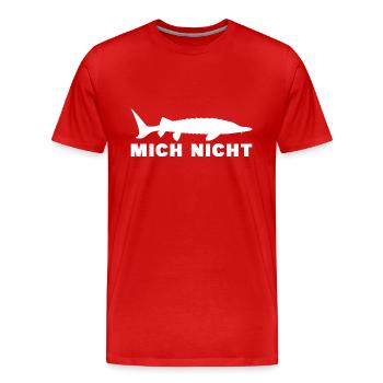 Stör Mich Nicht - Männer Premium Bio T-Shirt - Rot - Vorne - Damien (186cm)