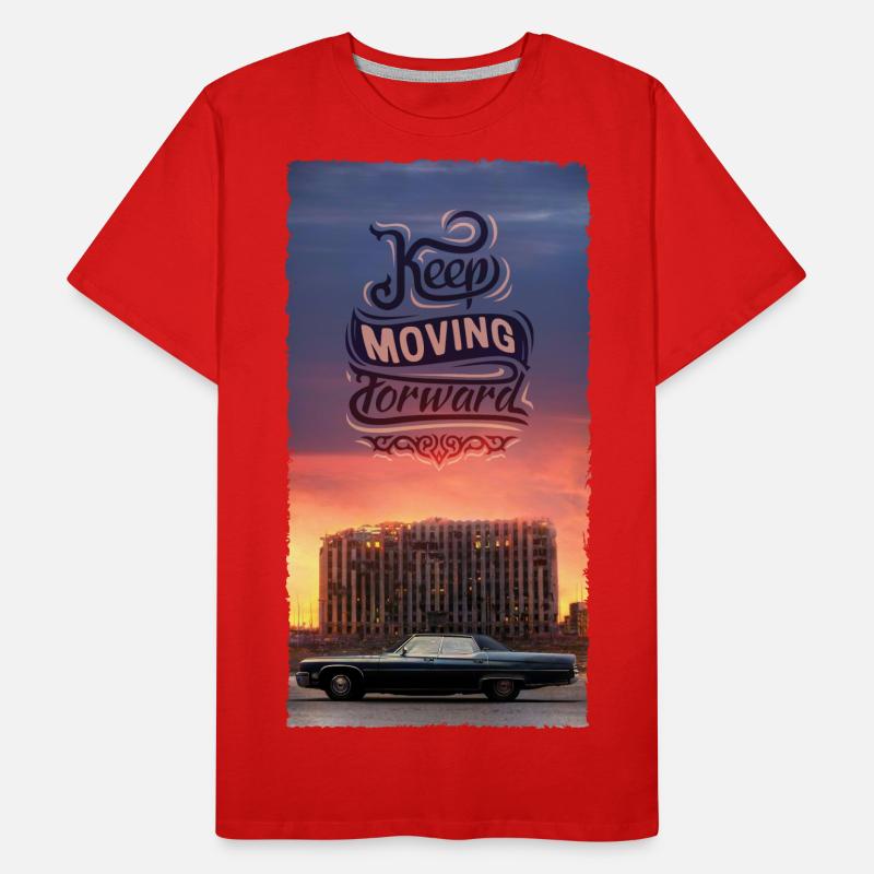 Keep Moving Forward Men's Premium Organic T-Shirt
