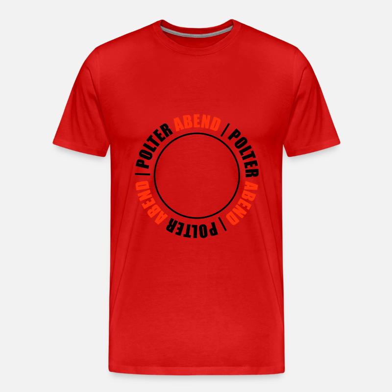 Polterabend Junggesellenabschied - Männer Premium Bio T-Shirt - Rot
