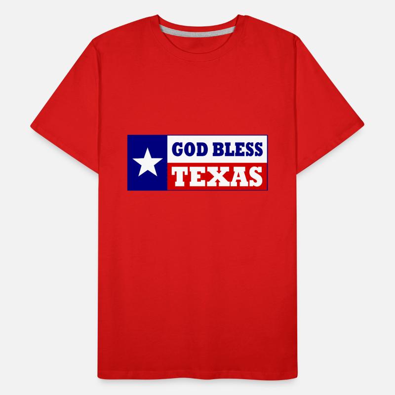 God bless texas Men's Premium Organic T-Shirt